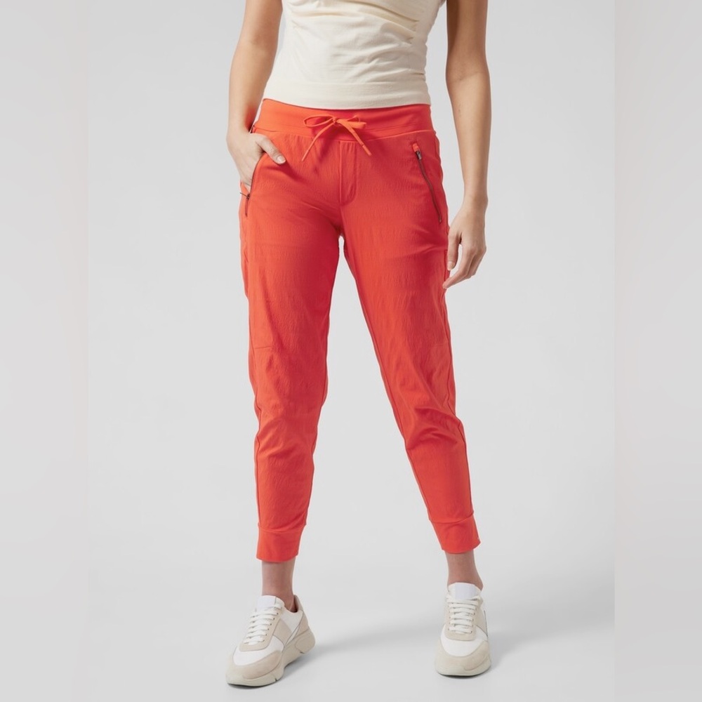 Athleta Trekkie North‎ Jogger Flame Orange 4